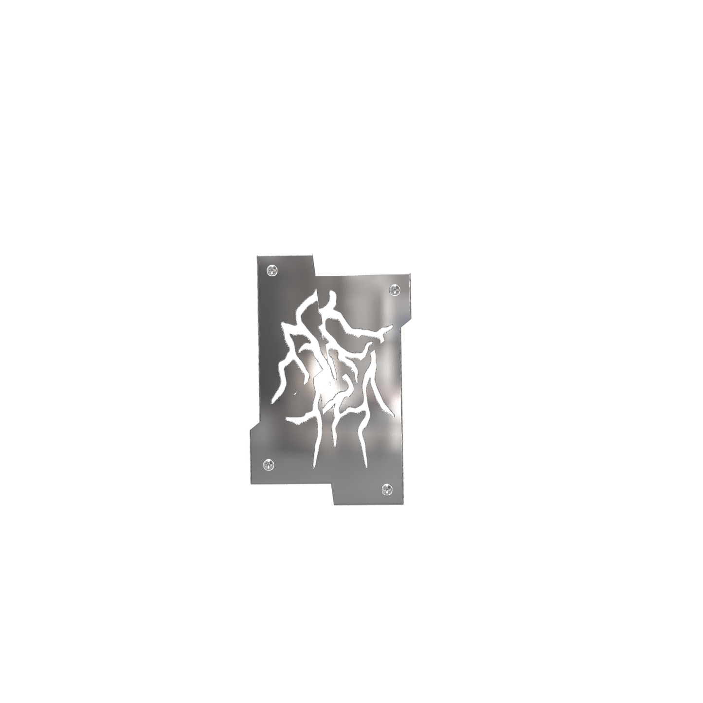 Runic Lightning Misfit Stud Earring